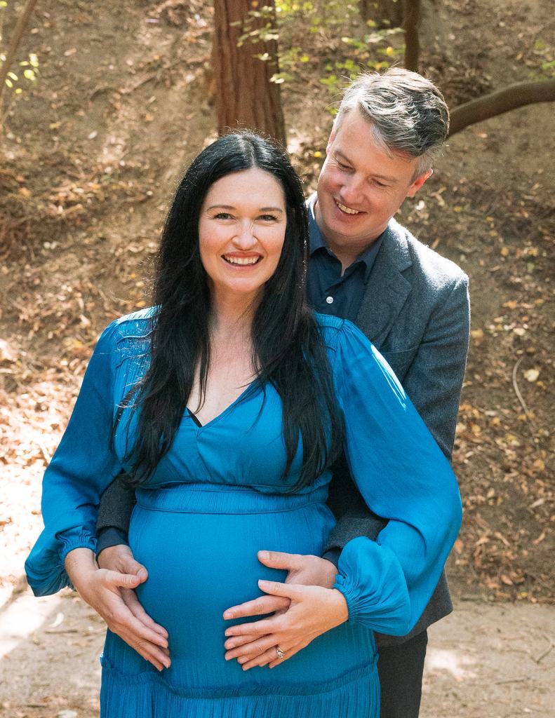 Outdoor maternity session in Dracena Quarry Park captured by Bay Area maternity photographer Laura Jaeger