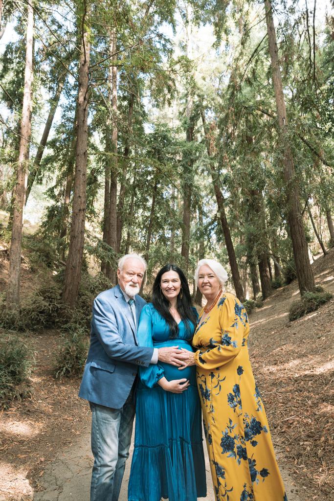 Outdoor maternity session in Dracena Quarry Park captured by Bay Area maternity photographer Laura Jaeger