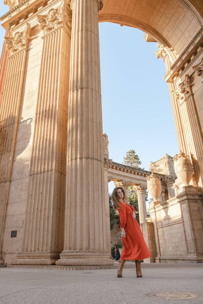 Palace of Fine Arts photoshoot branding session captured by Laura Jaeger - San Francisco Bay Area Brand Photographer