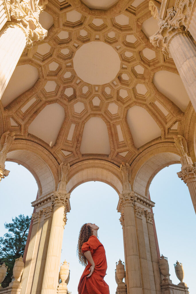 Palace of Fine Arts photoshoot branding session captured by Laura Jaeger - San Francisco Bay Area Brand Photographer