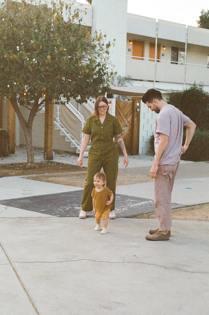 Family photos in Palm Springs California