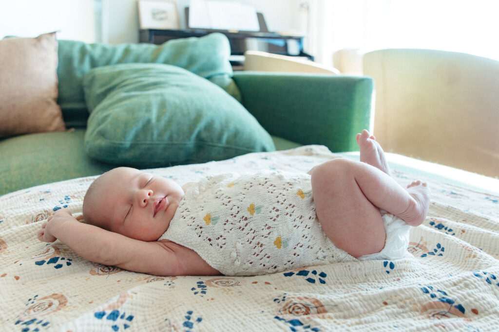 At Home newborn photos in Berkeley, California