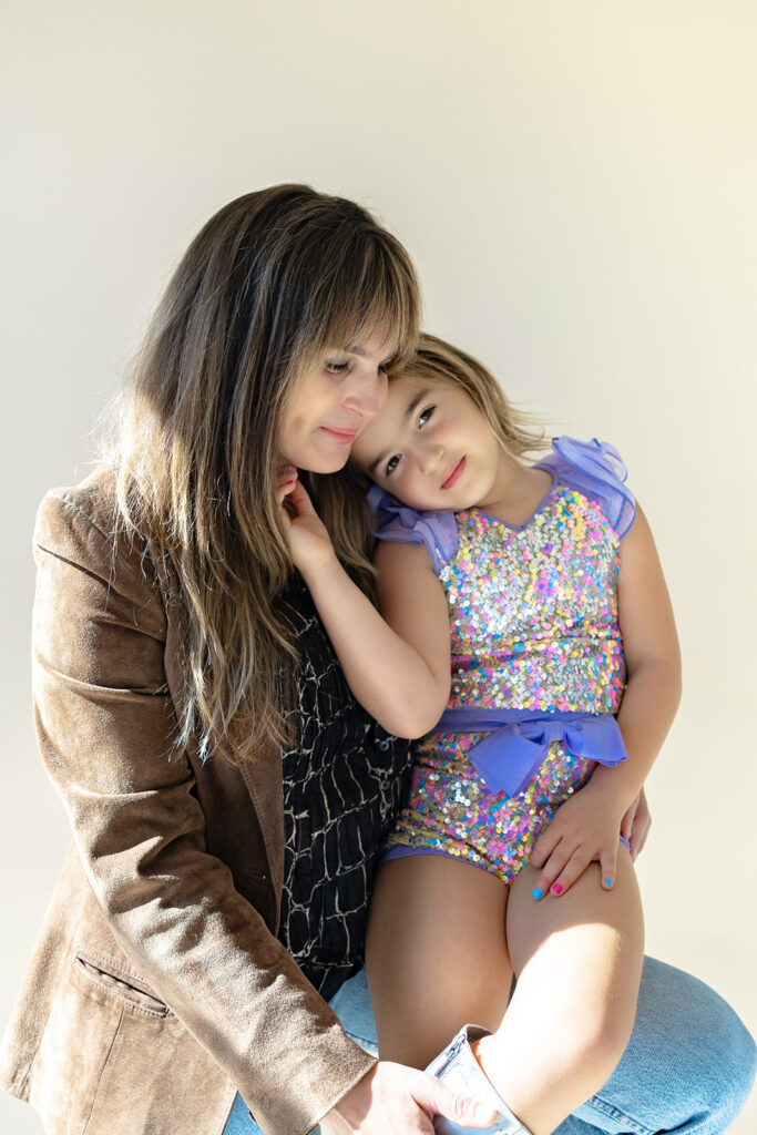 Mother and daughters mini studio sessions in the East Bay at WHOLE + CLOVE Studio