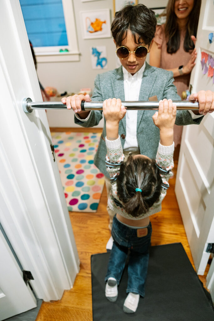 Kids playing in their room