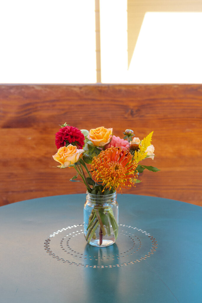 An indoor Pizzaiolo wedding reception in Oakland, California