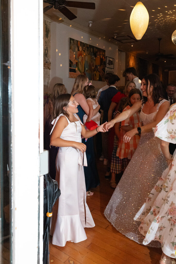 Open dancing during a Oakland California wedding reception