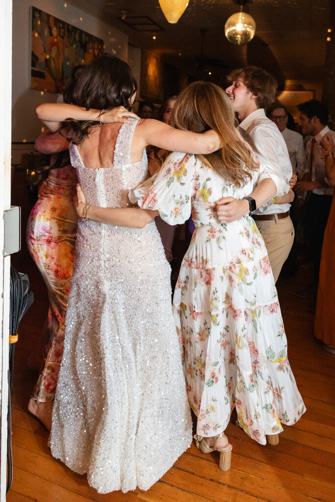 Open dancing during a Oakland California wedding reception