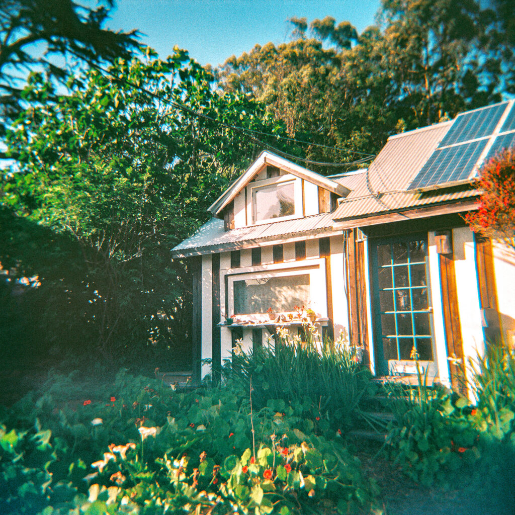 A building at Slide Ranch captured on film.